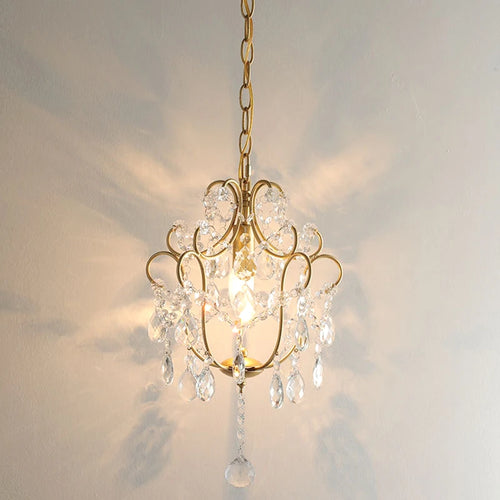 lustre en cristal américain rétro pour décoration intérieure élégante - vue 3 sur 6