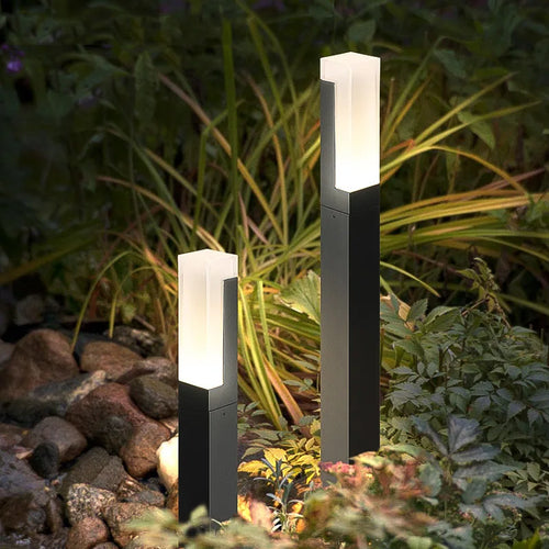 lampe led extérieure étanche éclairage moderne pour jardin et allée - vue 2 sur 8
