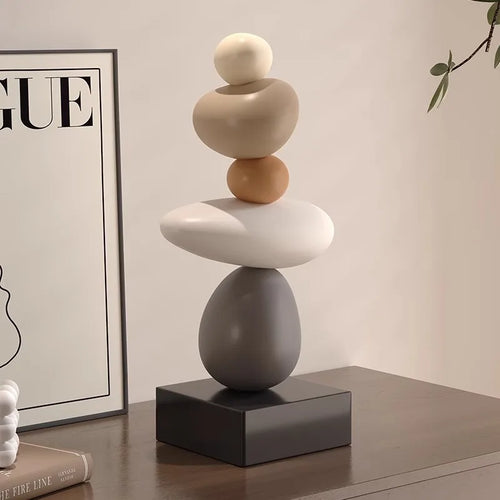 lampe à poser en pierre pour ambiance relaxante et décorative - vue 7 sur 10