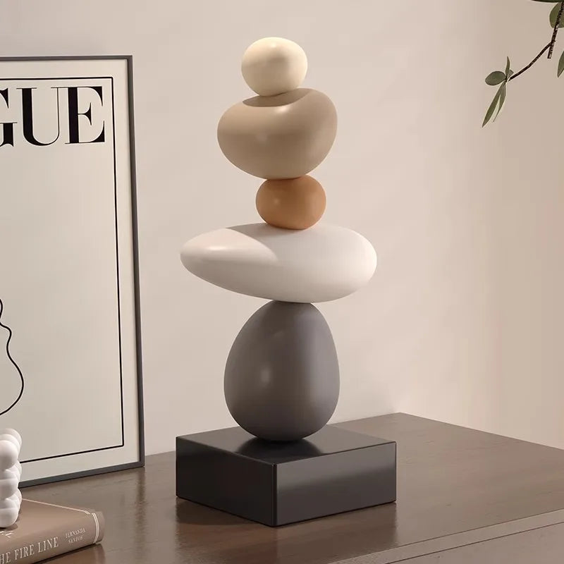 lampe à poser en pierre pour ambiance relaxante et décorative - vue 6 sur 10