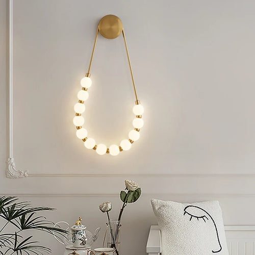 Applique murale de chevet style minimaliste crème italienne - vue 4 sur 9