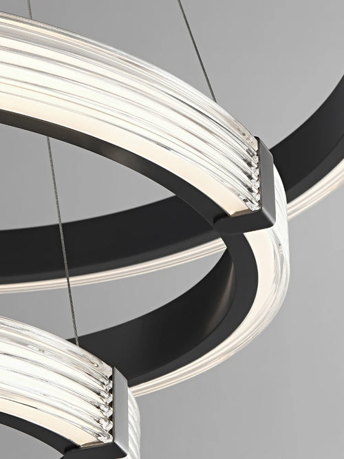 suspension circulaire de luxe postmoderne pour décoration intérieure élégante - vue 5 sur 12