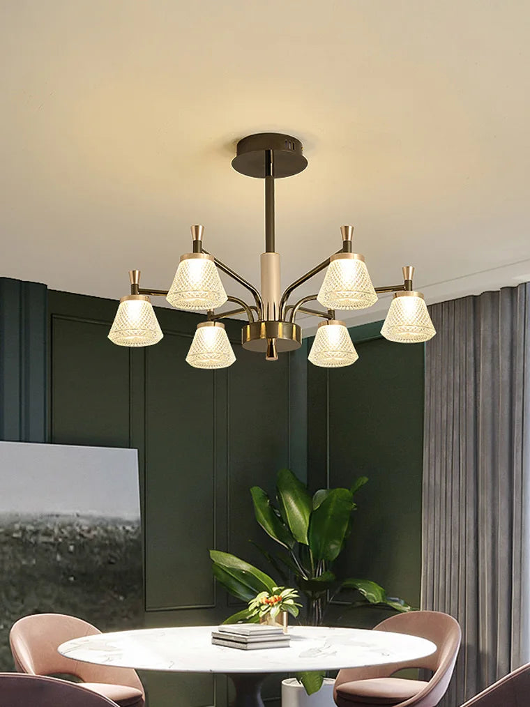 lustre suspendu moderne pour éclairage décoratif intérieur - vue 1 sur 9
