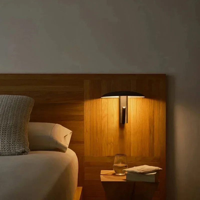 applique murale moderne rotative en métal design nordique lumière led - vue 3 sur 11