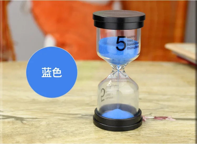 montre de sable sablier horloge de cuisine décoration cadeau pour enfants - vue 9 sur 11