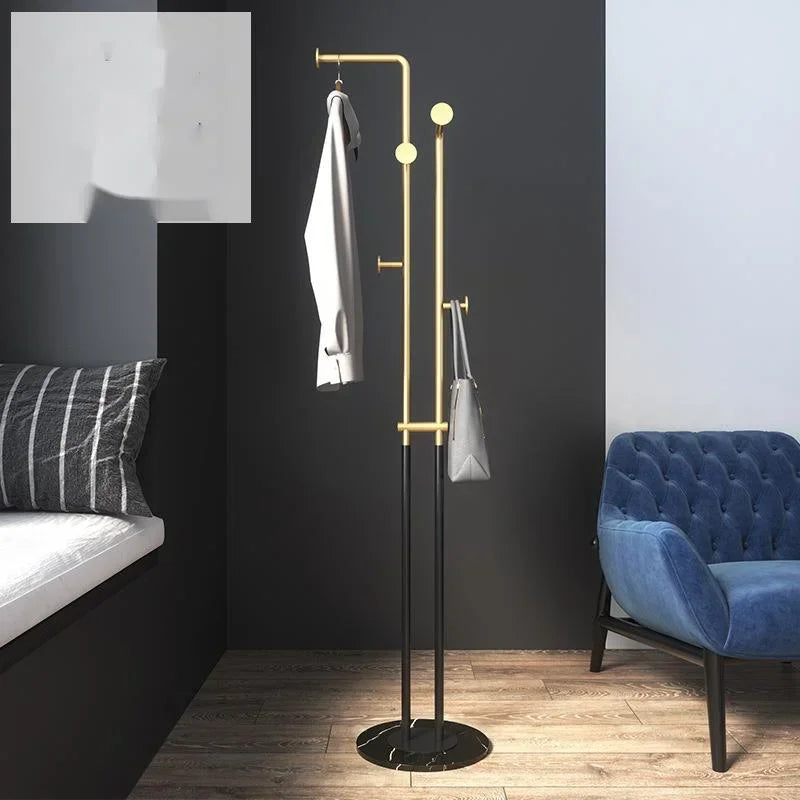 porte-manteau double tube style nordique pour intérieur et extérieur - vue 1 sur 8