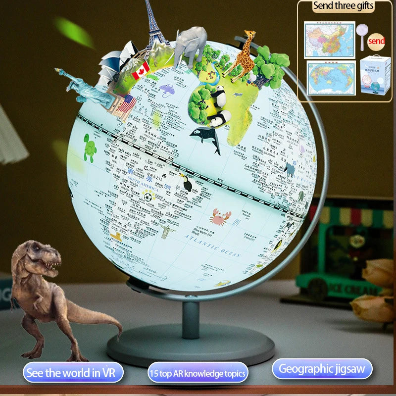 lampe de bureau intelligente avec globe cadeau créatif pour enfants - vue 9 sur 14