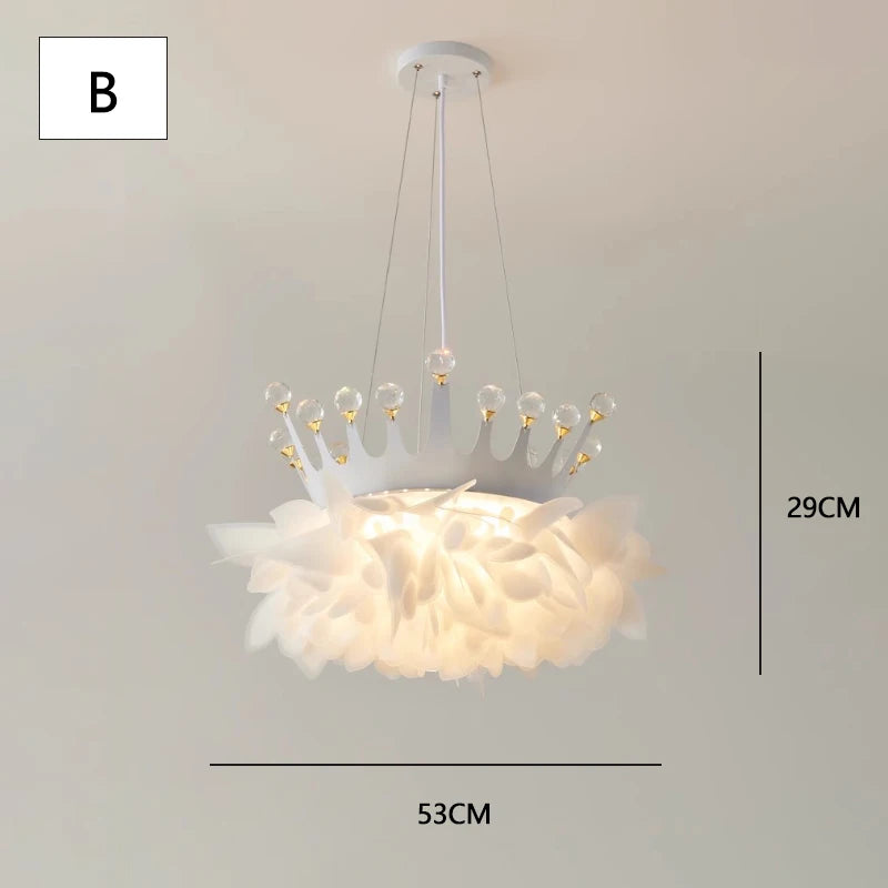 lustre romantique en cristal pour une décoration moderne - vue 15 sur 17
