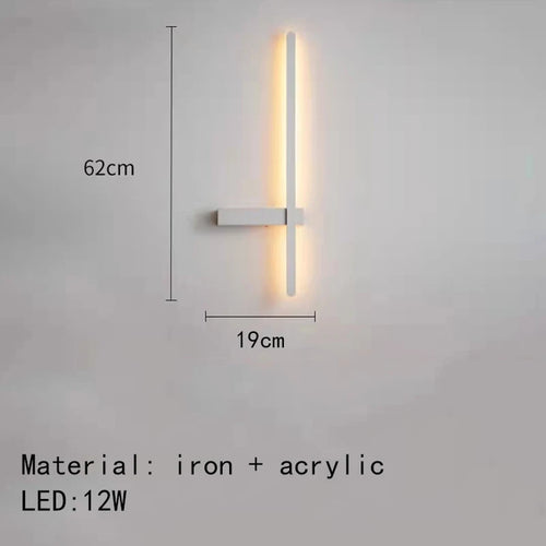 applique murale led minimaliste design artistique - vue 14 sur 15
