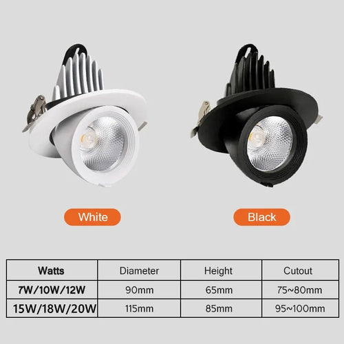 spot led encastré pour éclairage intérieur moderne - vue 4 sur 6