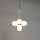 lustre minimaliste en verre design moderne pour intérieur élégant