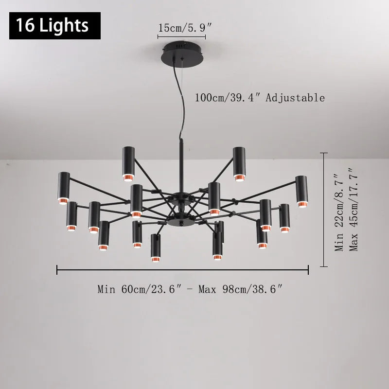 suspension moderne design pour éclairage intérieur élégant