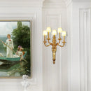 Applique murale cuivre style rococo