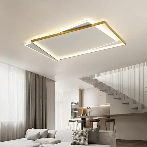 plafonnier moderne à leds pour décoration intérieure élégante - vue 6 sur 14