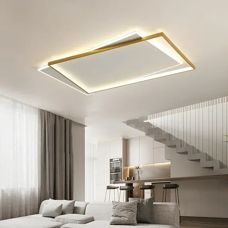 plafonnier moderne à leds pour décoration intérieure élégante - vue 5 sur 14