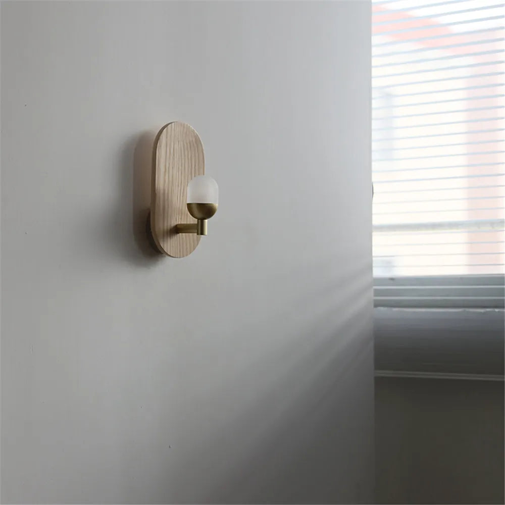 applique murale nordique en bois pour décoration intérieure moderne - vue 4 sur 10