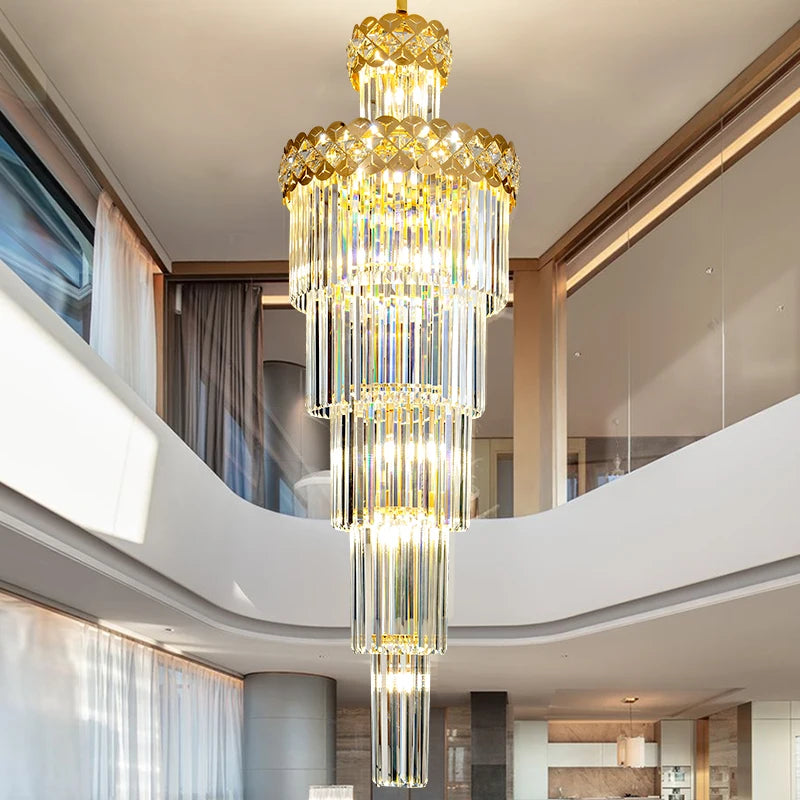 lustre design en cristal pour intérieur moderne et élégant - vue 5 sur 12