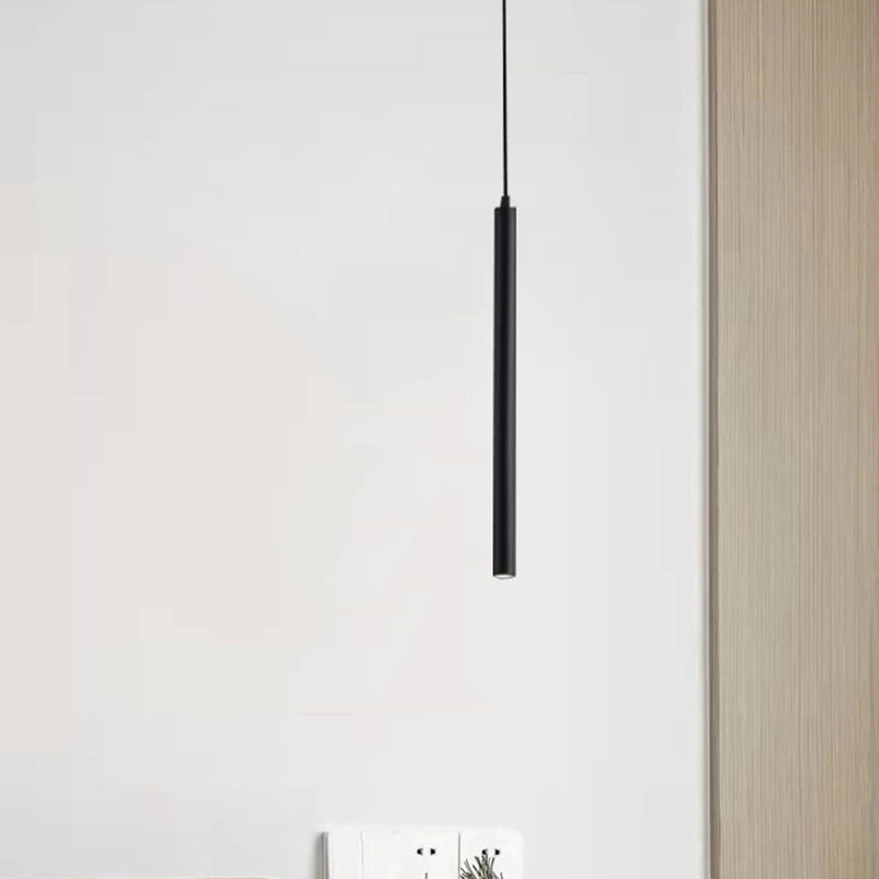 suspension led minimalistes en fer et aluminium réglable - vue 3 sur 14