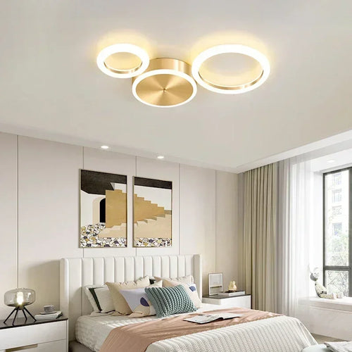 lustre moderne en aluminium avec leds pour intérieur - vue 4 sur 12