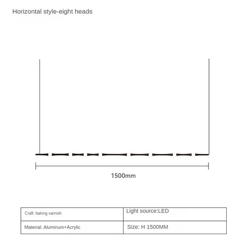 lustre led moderne design espagnol minimaliste pour intérieur élégant - vue 11 sur 14