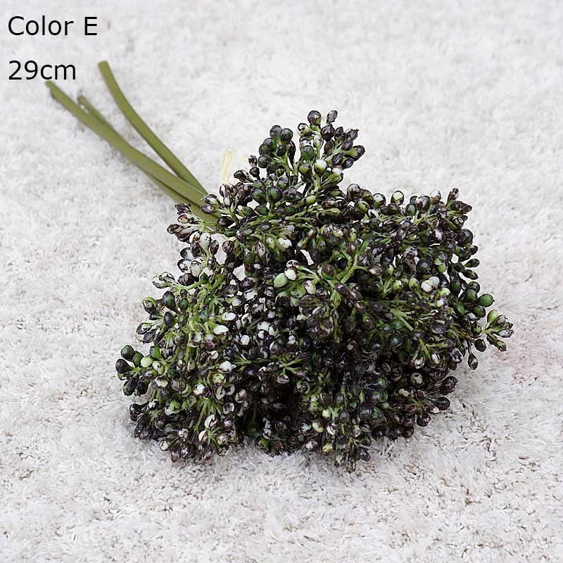 lot de 3 bouquets de riz artificiel pour décoration et arrangement floral - vue 9 sur 12