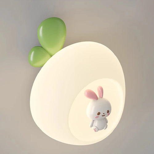 applique murale mignonnes pour enfants design lapin chat ours - vue 5 sur 6