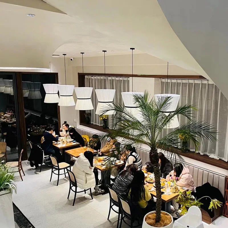 suspension moderne en tissu pour éclairage intérieur décoratif - vue 3 sur 15