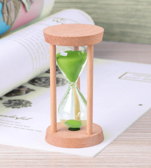sablier en bois minuterie décorative pour enfants et anniversaires - vue 12 sur 12