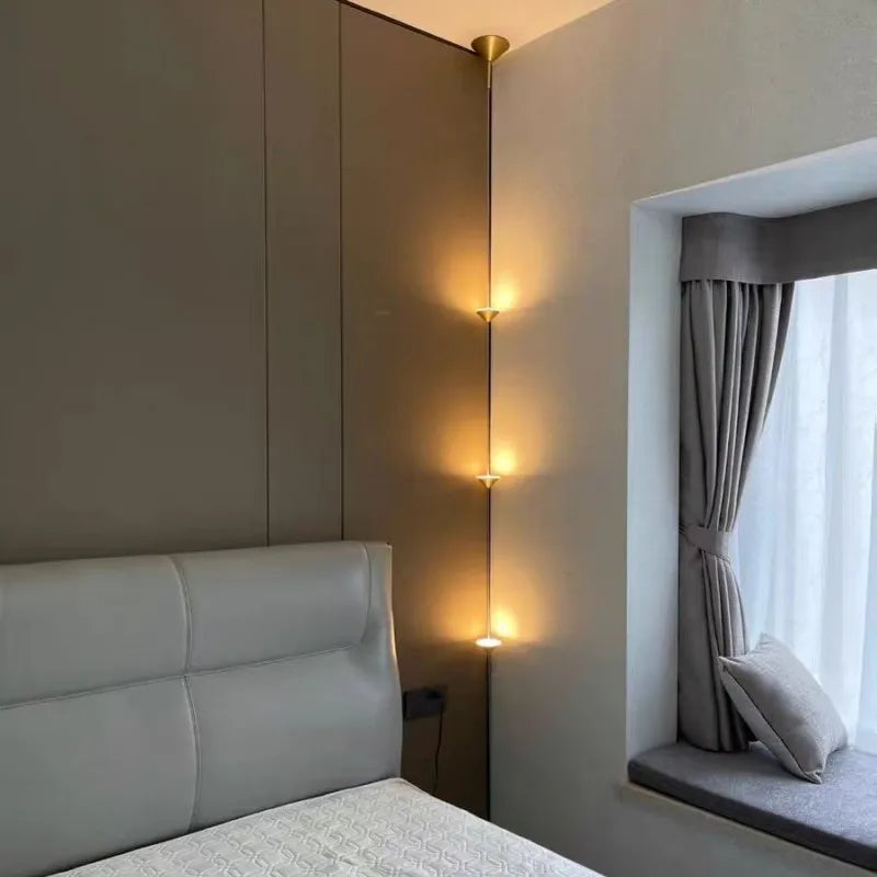 Minimalisme nordique chevet lampadaire Led moderne Simple réglable en métal lampadaire marbre canapé décor éclairage Led Luminaria - vue 5 sur 19