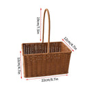 panier de rangement tissé à la main pour divers usages