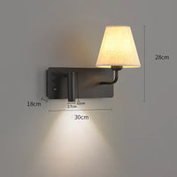 applique murale de lecture à led pour enfants avec interrupteur usb