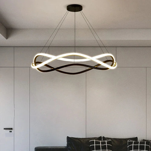 suspension à led moderne pour décoration intérieure élégante - vue 3 sur 12