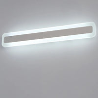 lampe de miroir led moderne étanche en acrylique