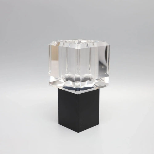 vase en verre cristal transparent pour décoration florale - vue 10 sur 11