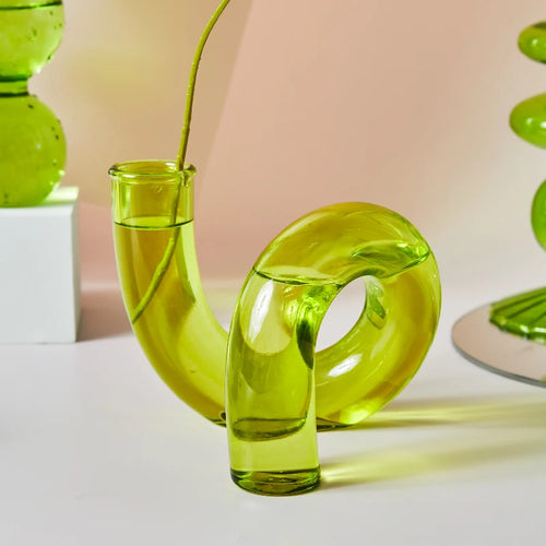 bougeoirs nordiques en verre pour mariage et cadeaux décoratifs - vue 4 sur 16