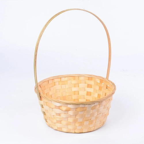 panier de rangement fait main en rotin multifonction pour cuisine ou fleurs - vue 2 sur 12