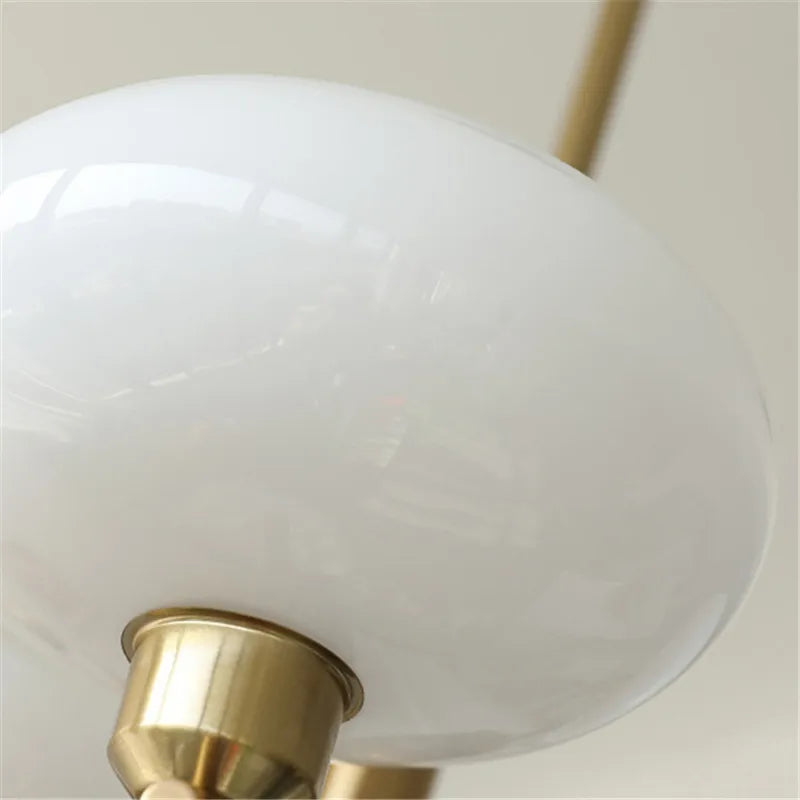 lustre bauhaus en verre pour décoration moderne et design - vue 6 sur 13