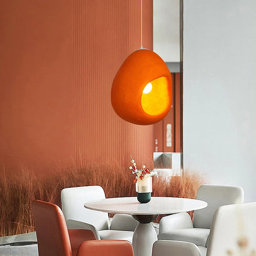 suspension style nordique wabi sabi led pour café - vue 3 sur 7