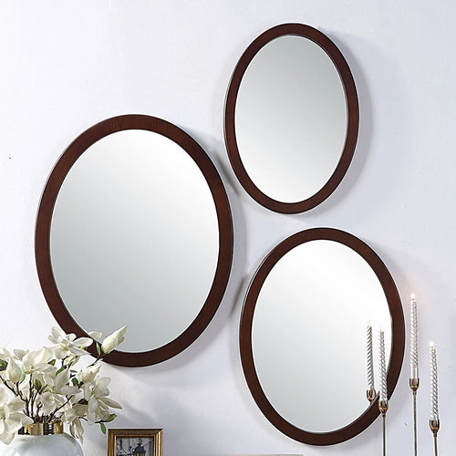 miroirs décoratifs ronds pour maquillage et décoration murale - vue 3 sur 11