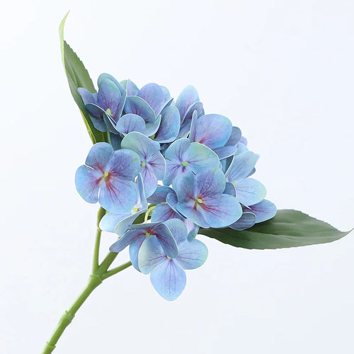 branche d'hortensia artificielle bouquet de fleurs décoratif - vue 4 sur 14