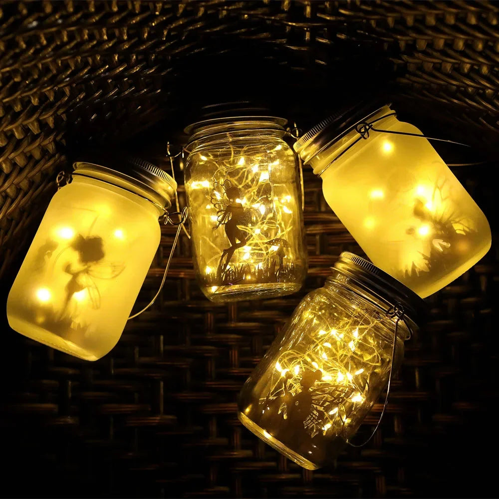 lanterne solaire suspendue pour jardin et patio - vue 2 sur 18