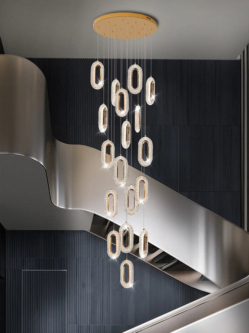 lustres elliptiques modernes pour un éclairage intérieur élégant - vue 4 sur 13