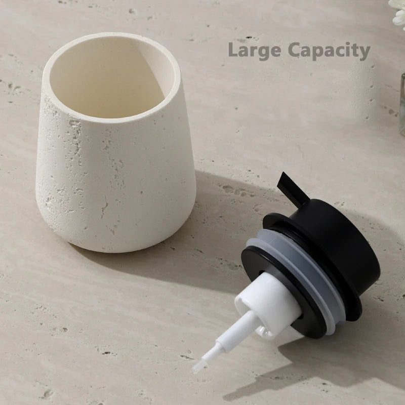 bouteille de désinfectant en marbre wabi-sabi pour maison décoration pratique - vue 5 sur 8