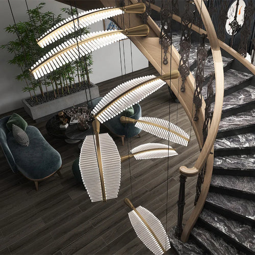 lustre suspendu en verre design pour intérieur élégant - vue 5 sur 20