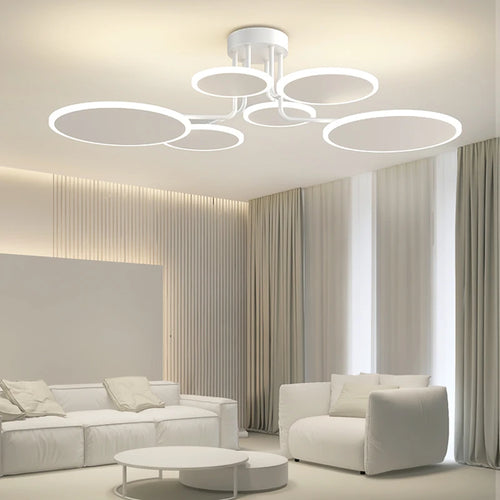 lustre en acrylique design pour intérieur moderne élégant et lumineux - vue 2 sur 14