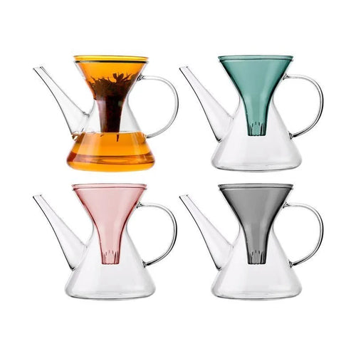 Théière kung fu verre infusion rapide avec filtre - vue 6 sur 7