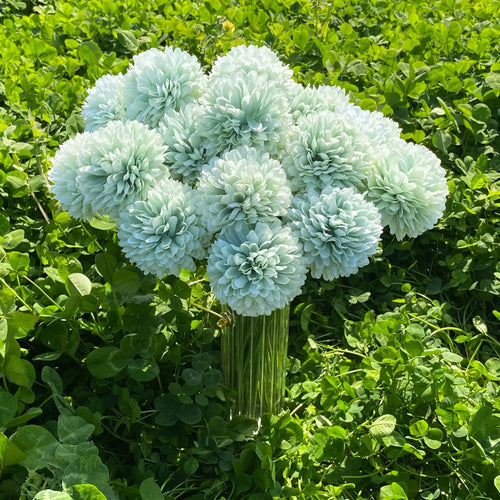 boule de chrysanthème artificielle pour décoration de mariage et fête - vue 7 sur 12