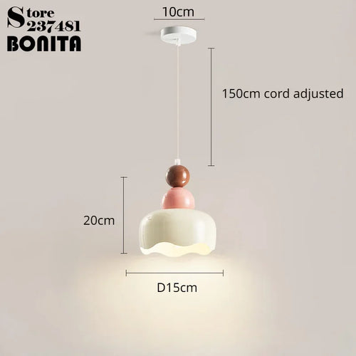 suspension florale style crème pour une ambiance chaleureuse - vue 6 sur 8