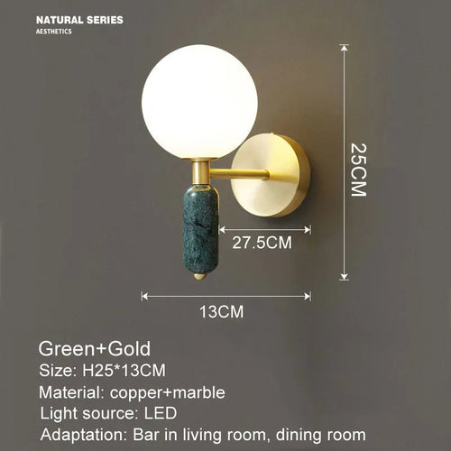 applique murale led design nordique moderne pour hôtel et maison - vue 9 sur 8