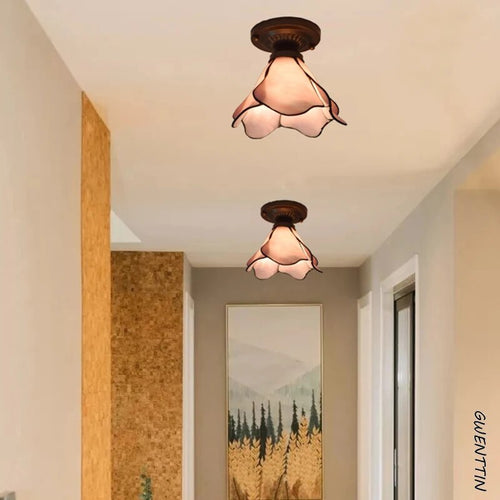 Lampe Suspension Lotus Vintage Luminaire Maison - vue 5 sur 10